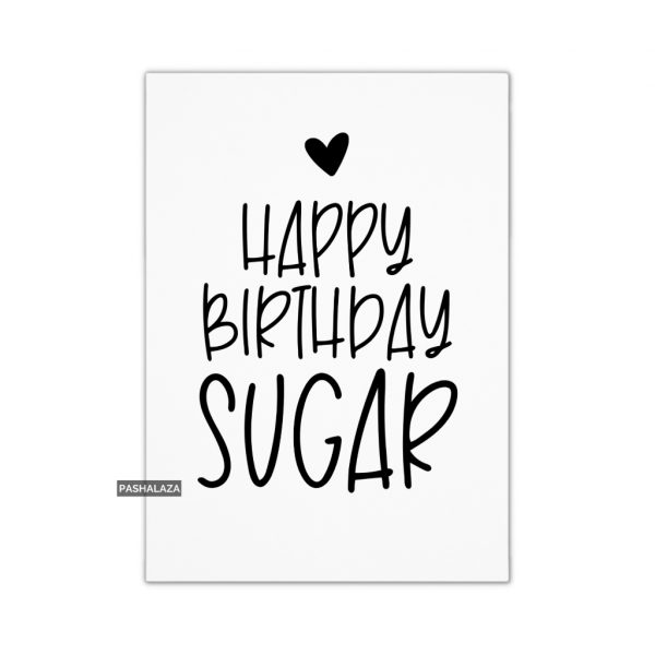 Birthday Sugar