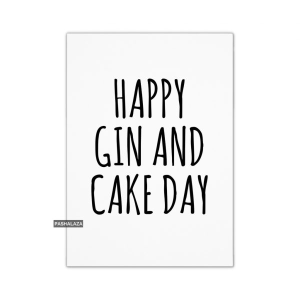 Gin & Cake