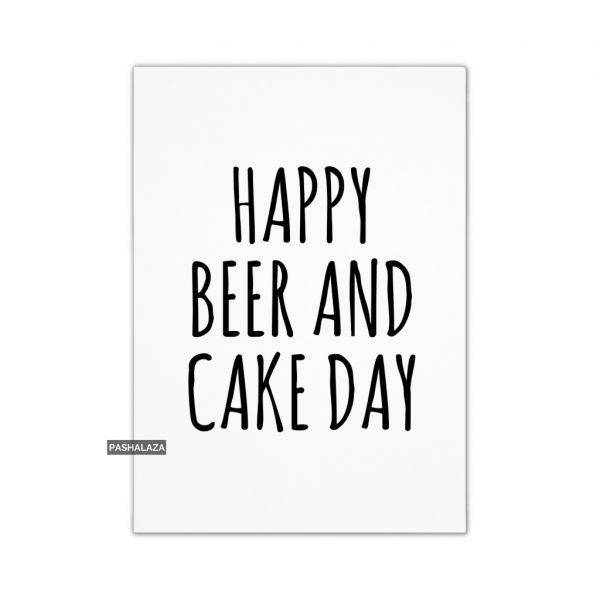 Beer & Cake