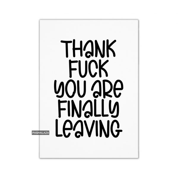 Thank Fuck