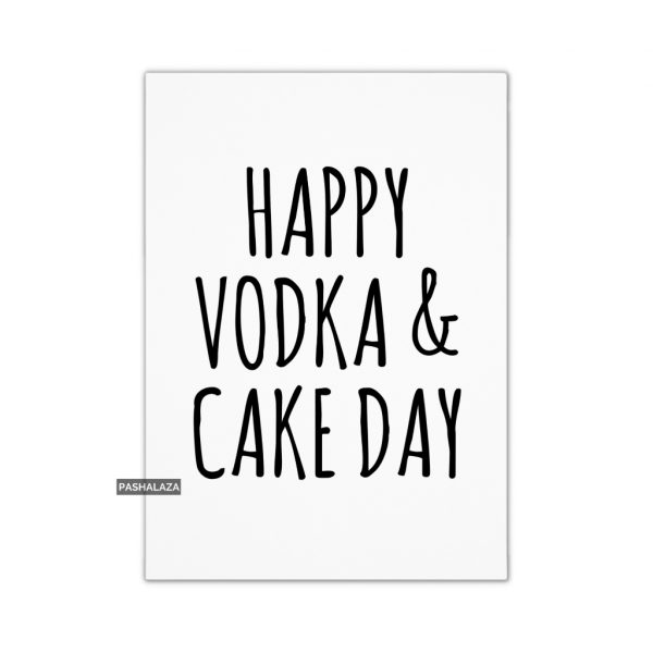 Vodka & Cake