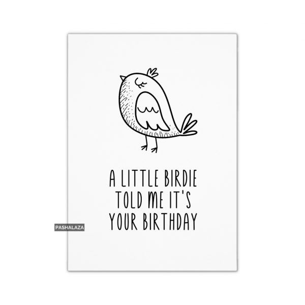 Birdie Told Me