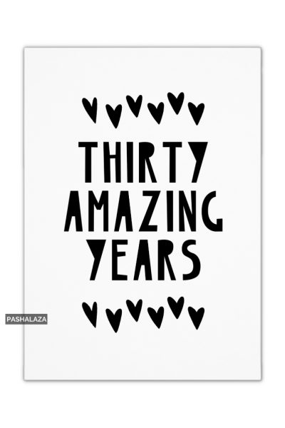 30 Amazing Years