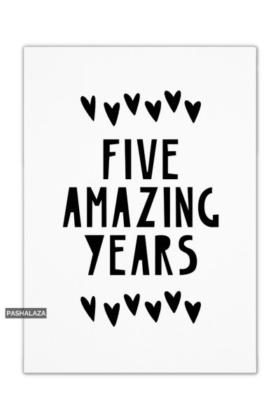 5 Amazing Years