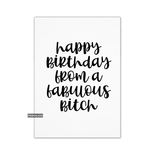 Fabulous Bitch
