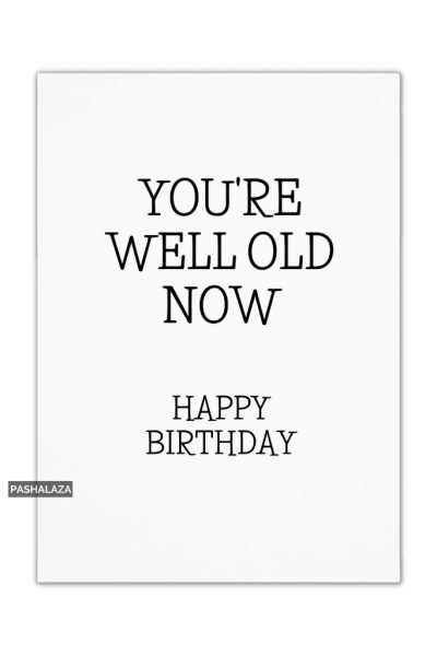 Well Old
