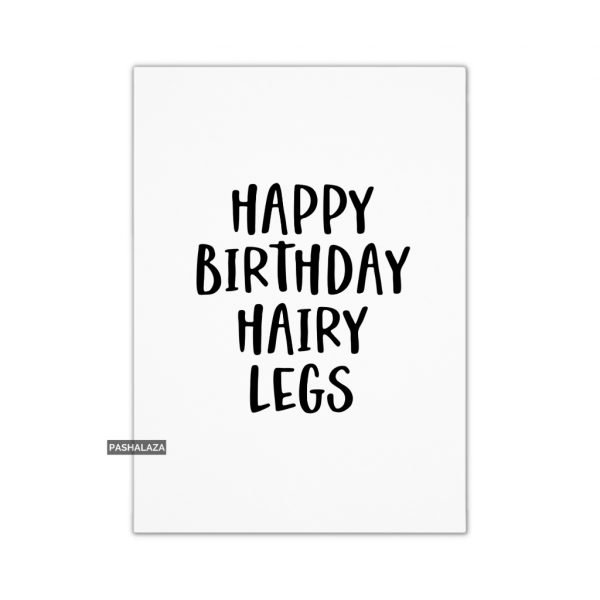 Hairy Legs