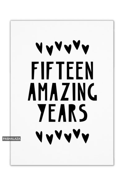 15 Amazing Years