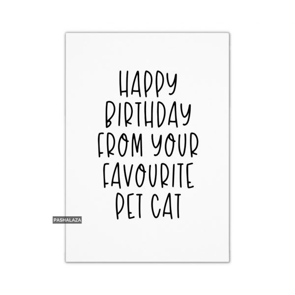 Favourite Pet Cat