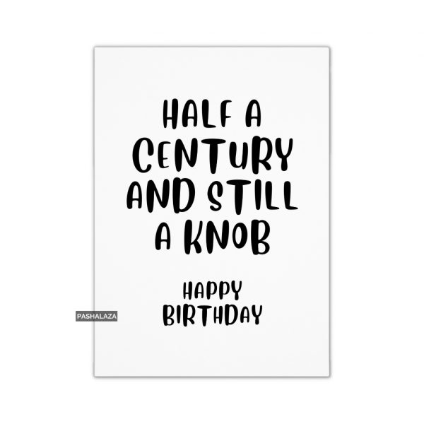 Half A Century