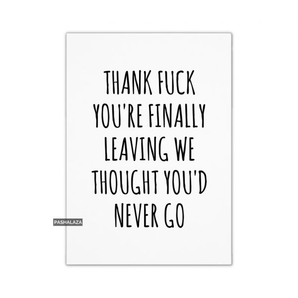 Never Go