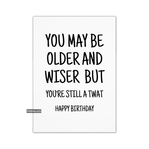 Older & Wiser T