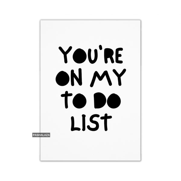 To Do List