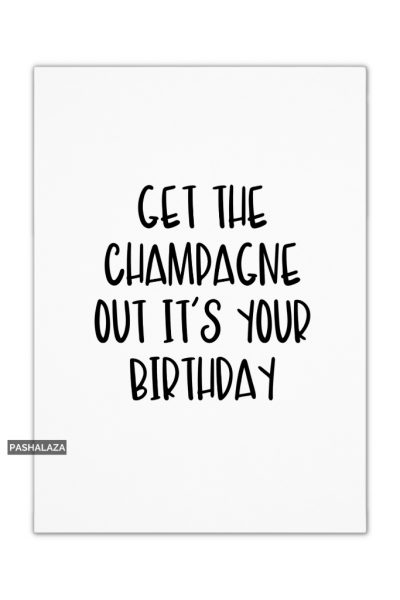 Get The Champagne