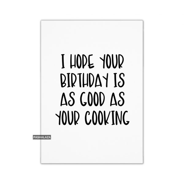 Good Cooking