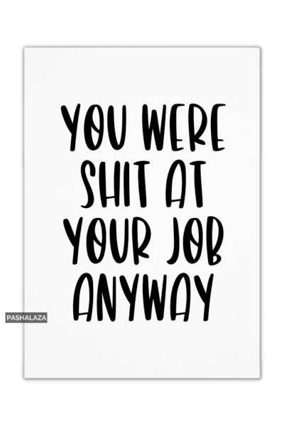 You Were Shit