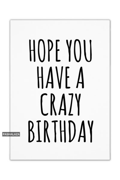 Crazy Birthday