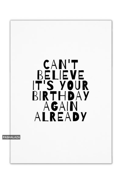 Birthday Again