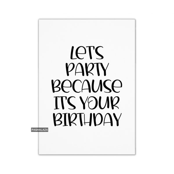 Party Because