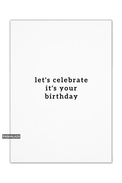 Let's Celebrate