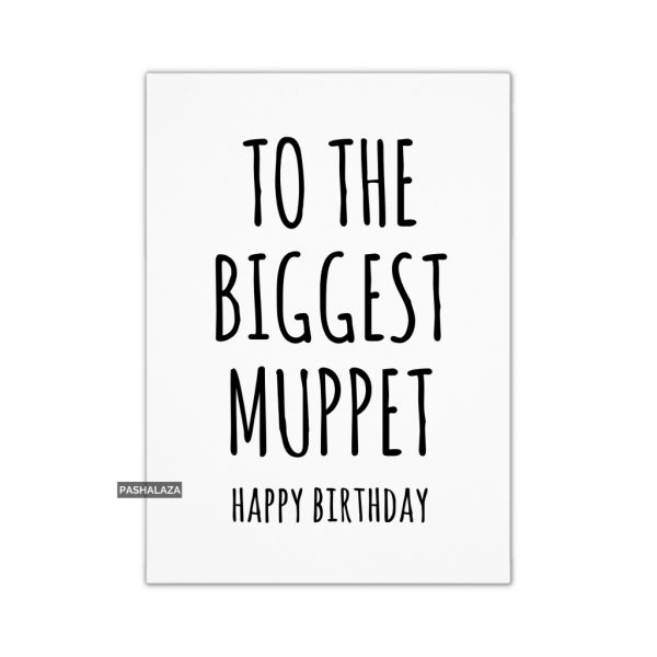 Biggest Muppet