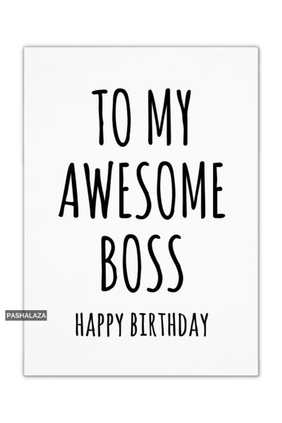 Awesome Boss