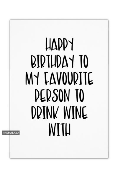 Drink Wine With