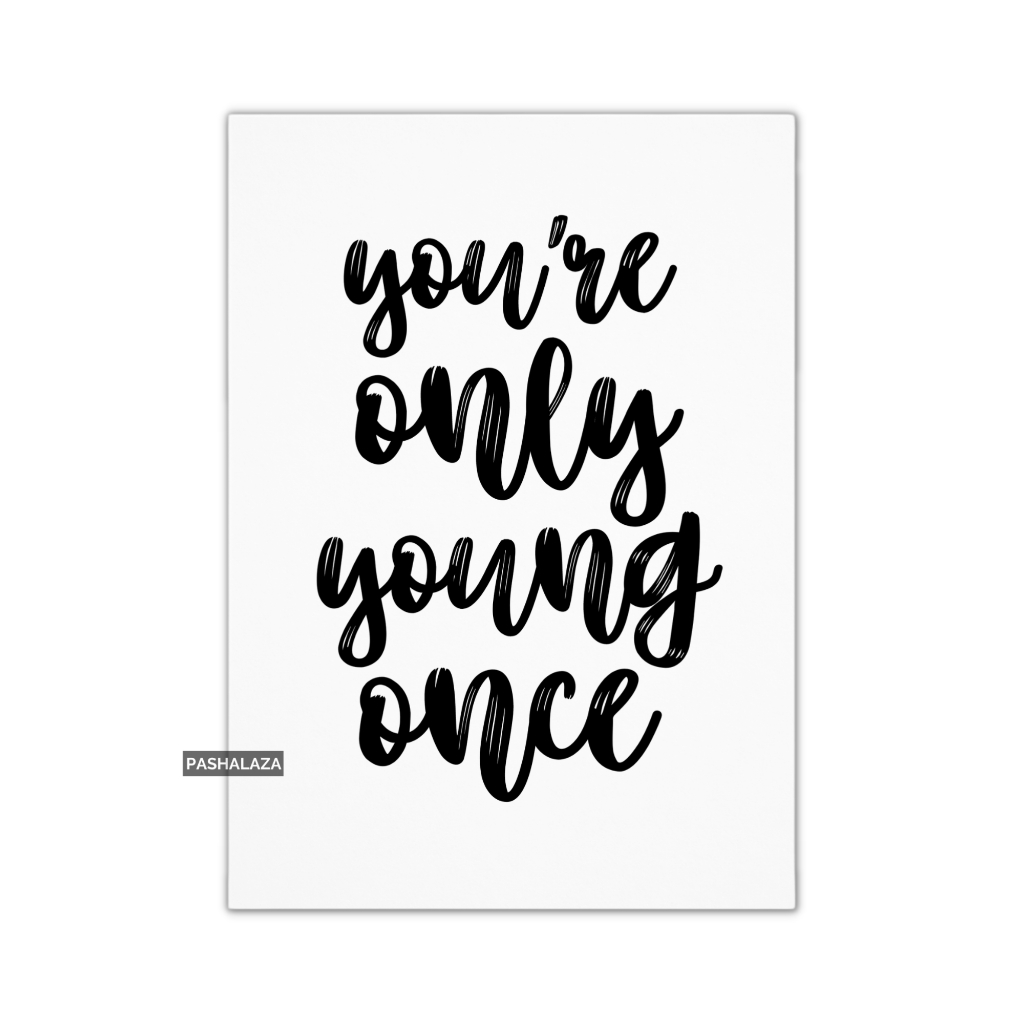 Young Once