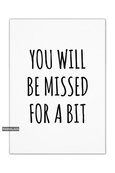 Be Missed