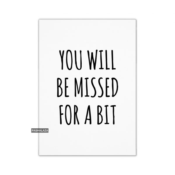 Be Missed