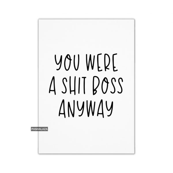 Shit Boss