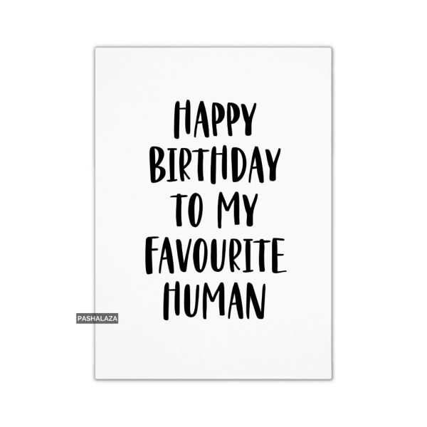 Favourite Human