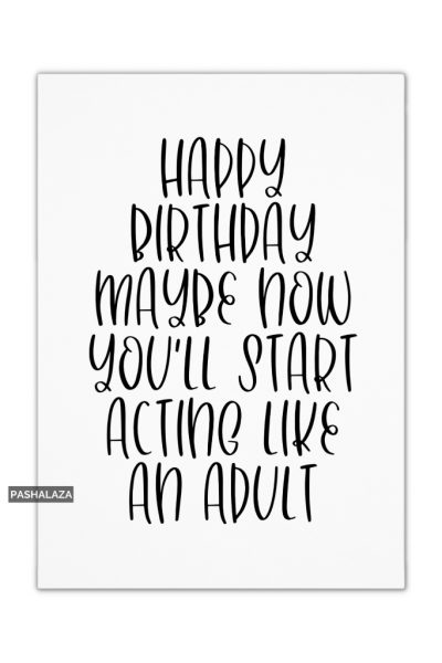 An Adult