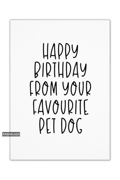 Favourite Pet Dog