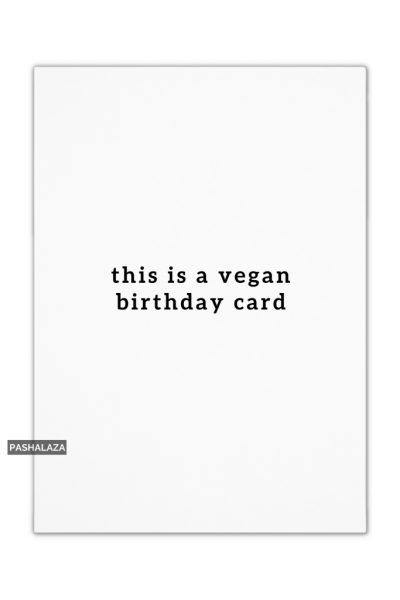 Vegan Birthday