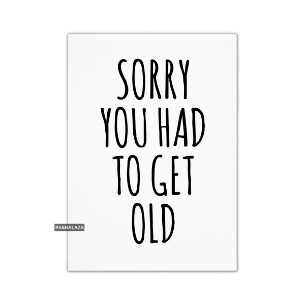 Get Old