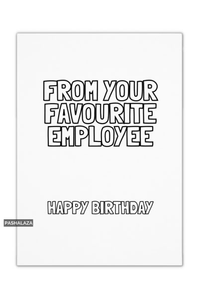 FY Favourite Employee