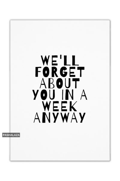In A Week