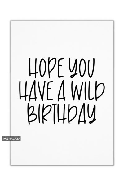Wild Birthday