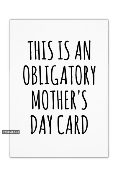 Obligatory Card