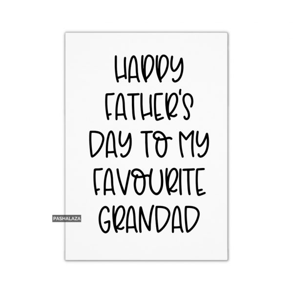 Favourite Grandad