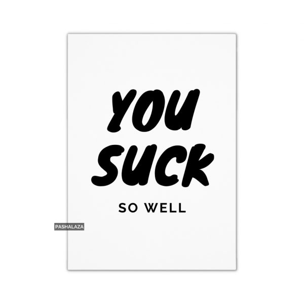 You Suck