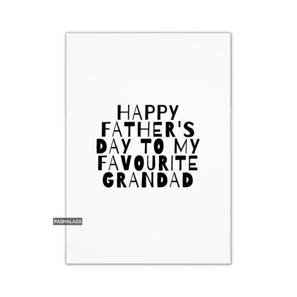 Favourite Grandad