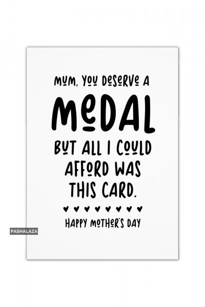 Deserve A Medal
