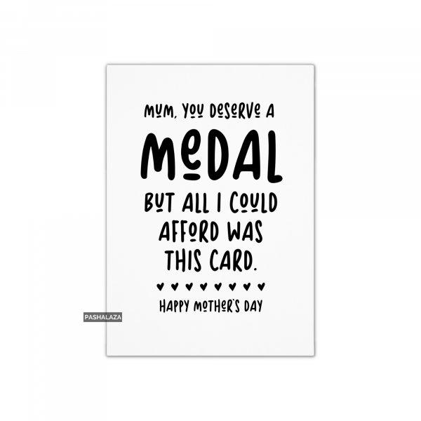 Deserve A Medal