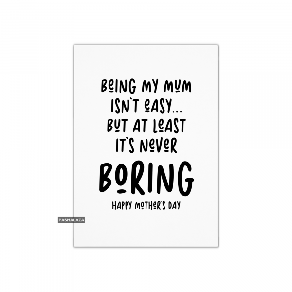 Never Boring