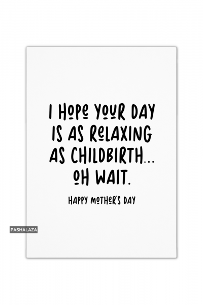 Relaxing Childbirth