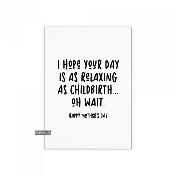 Relaxing Childbirth